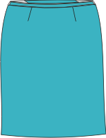 Женская прямая юбка - Артикул: CLASSIC LINE 12-10