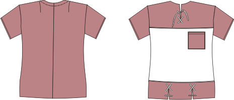 Женская блузка из х/б  ткани - Артикул: SERVICES SECTOR LINE 7-52