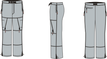 Прямые брюки - Артикул: HOT LINE 5-50